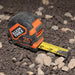 Durable Klein Tools 25' Magnetic Double-Hook Tape Measure on job site
