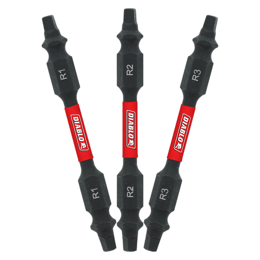 Diablo Tools 2-1/2 in. Double-Ended Square Drive Bit Assorted Pack