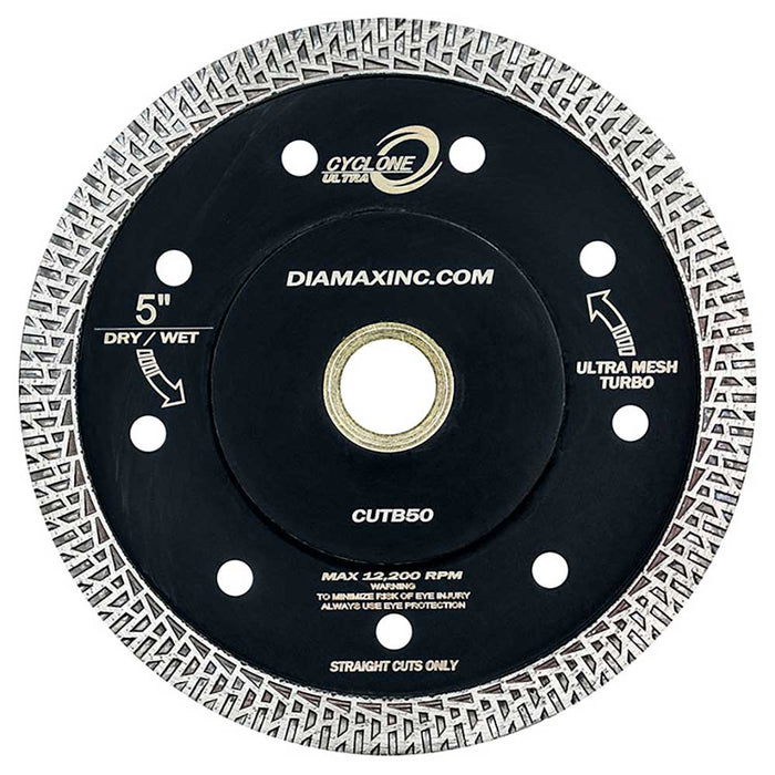 Diamax Cyclone 5" Ultra Mesh Turbo Diamond Blade