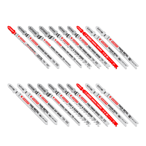 Diablo Tools 20 pc Jig Saw Blade Set for Wood & Metal